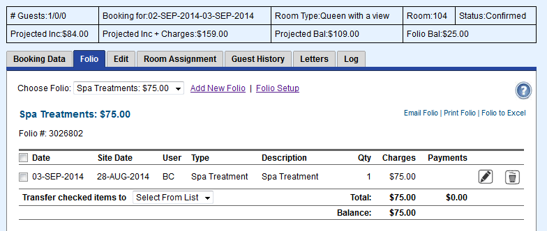 MyPMS Documentation > Edit Folios > Booking Data Folio Spa Transferred.PNG