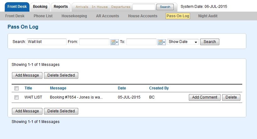 MyPMS Documentation > Pass On Log > Pass on Log Search.JPG