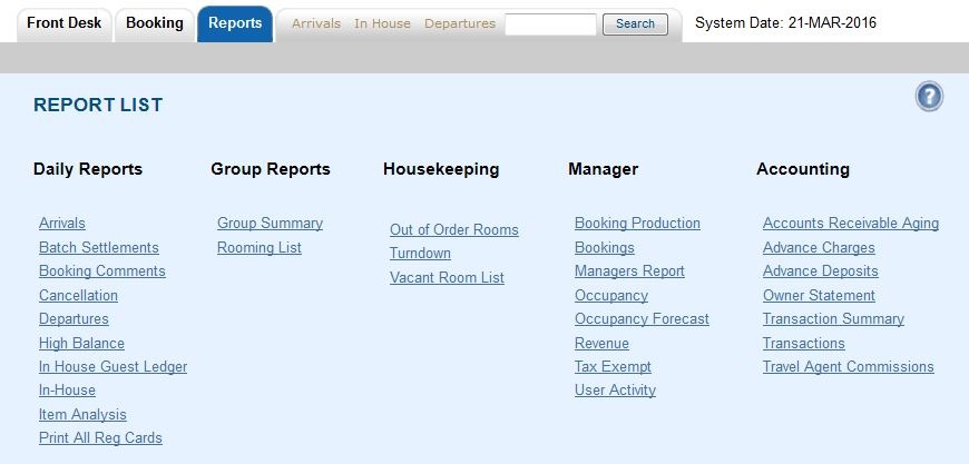 MyPMS Reports